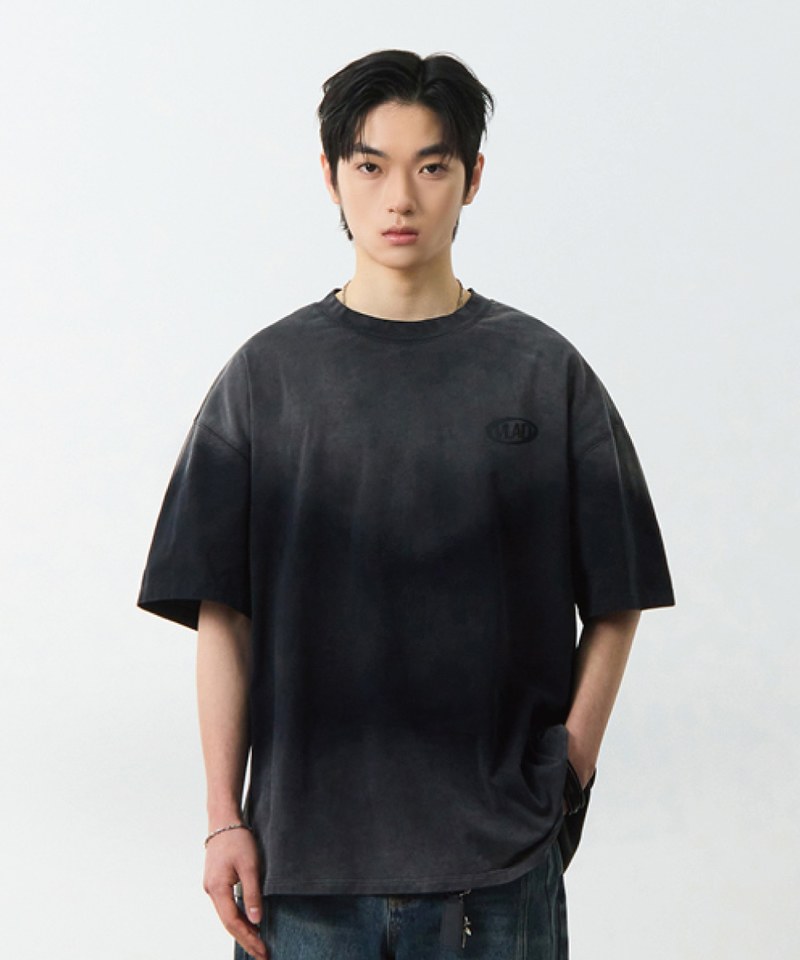 DMB0114-251 水洗LOGO上衣 WASHED SMALL LOGO HALF T-SHIRT