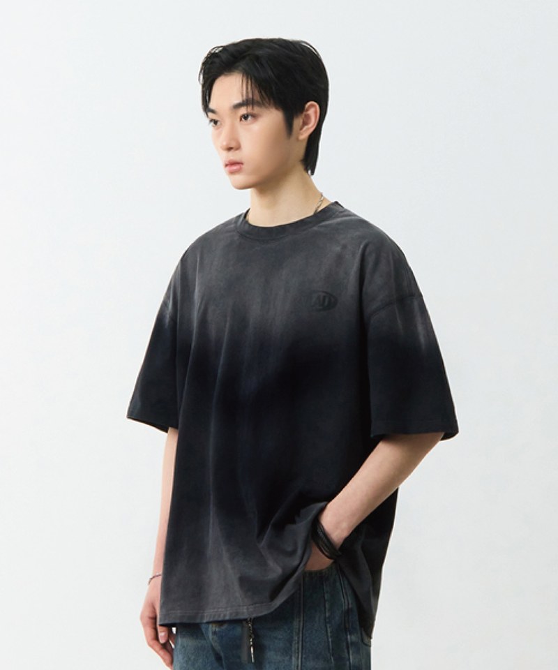 DMB0114-251 水洗LOGO上衣 WASHED SMALL LOGO HALF T-SHIRT