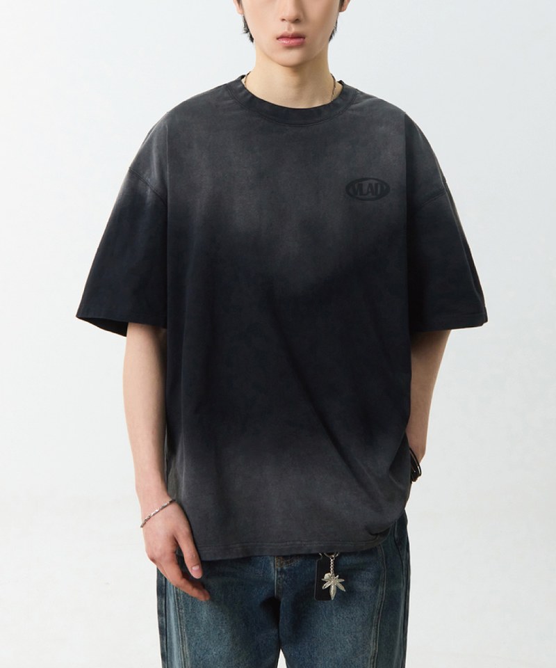 DMB0114-251 水洗LOGO上衣 WASHED SMALL LOGO HALF T-SHIRT