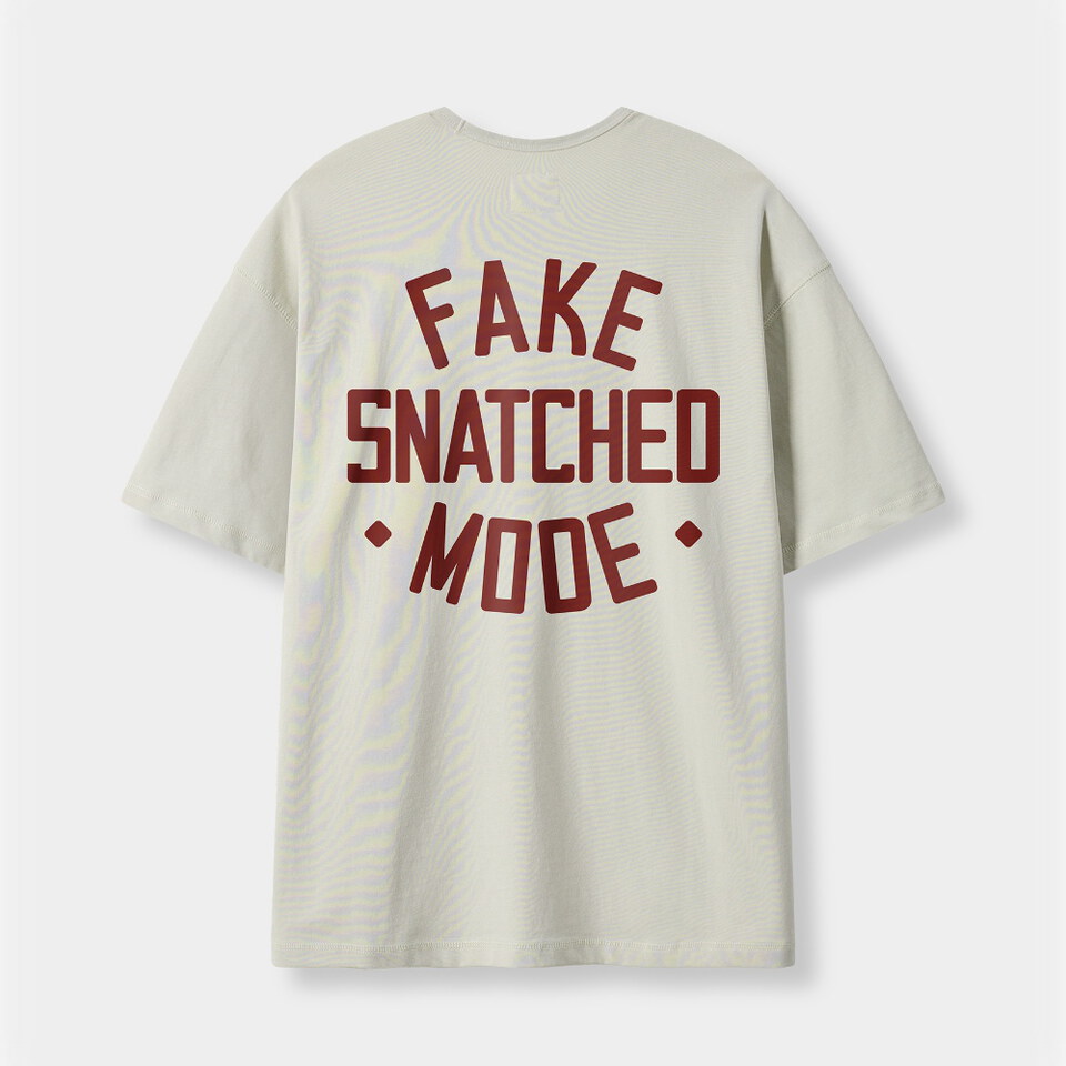 印花短TEE SNATCHED CROP SHORT SLEEVE T-SHIRT