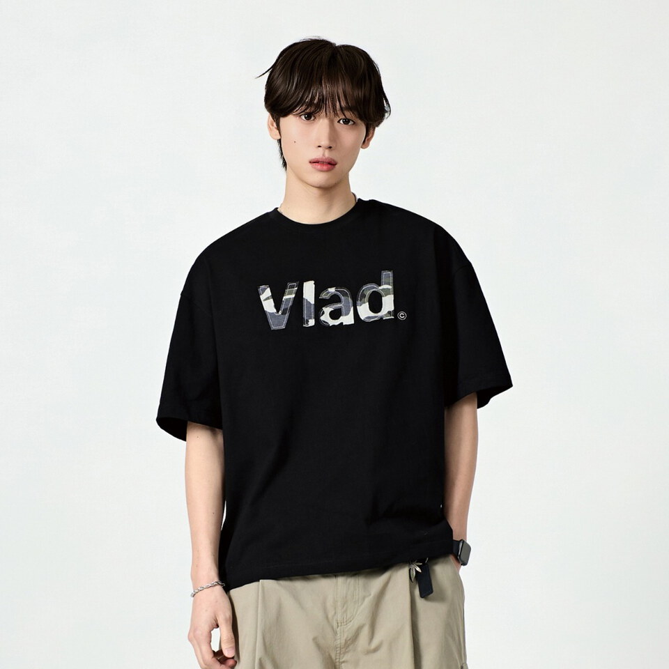 DMB0118-261 剪裁貼花短TEE VLAD CUT-OFF APPLIQUE SHORT SLEEVE T-SHIRT