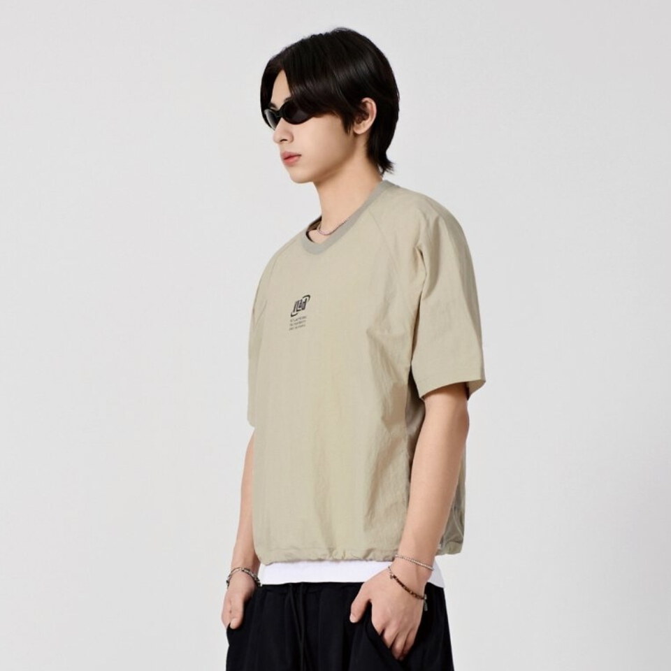 拼接尼龍短TEE VLAD NYLON CORE HALF T-SHIRT