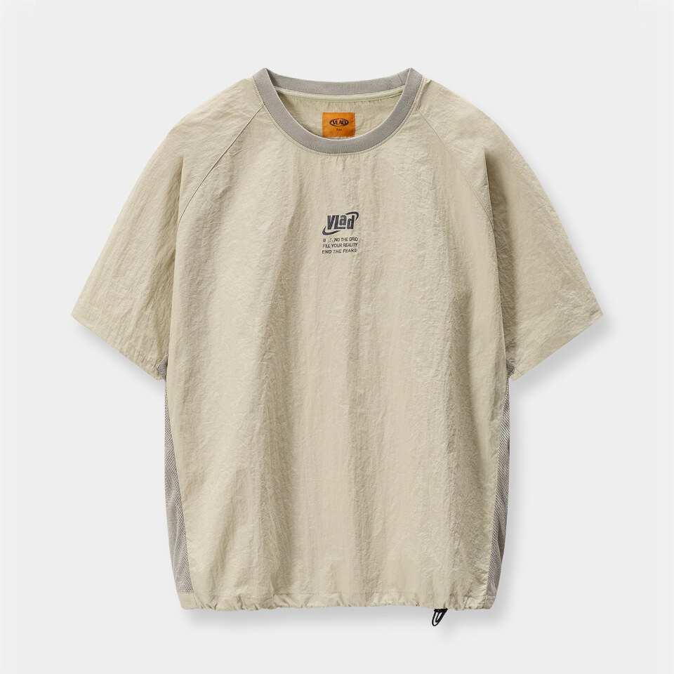 拼接尼龍短TEE VLAD NYLON CORE HALF T-SHIRT