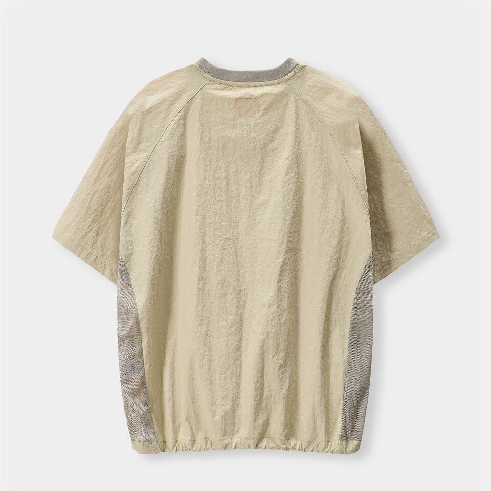 拼接尼龍短TEE VLAD NYLON CORE HALF T-SHIRT