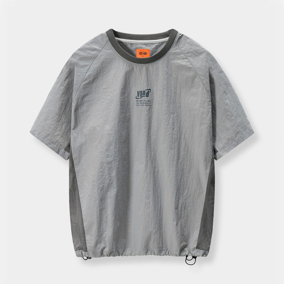 拼接尼龍短TEE VLAD NYLON CORE HALF T-SHIRT