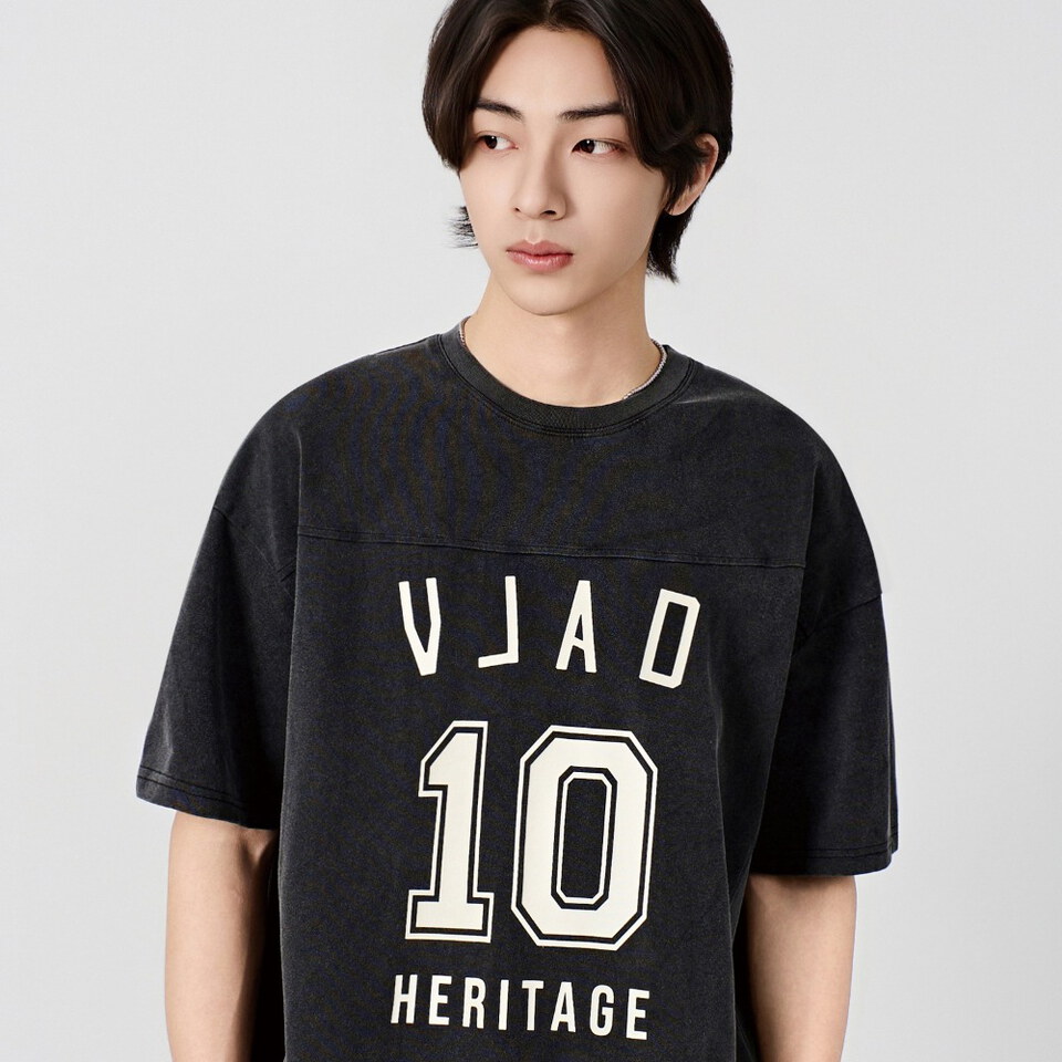 印花短TEE TURNOVER ARTWORK LOGO RUGBY JERSEY SHORT SLEEVE T-SHIRT