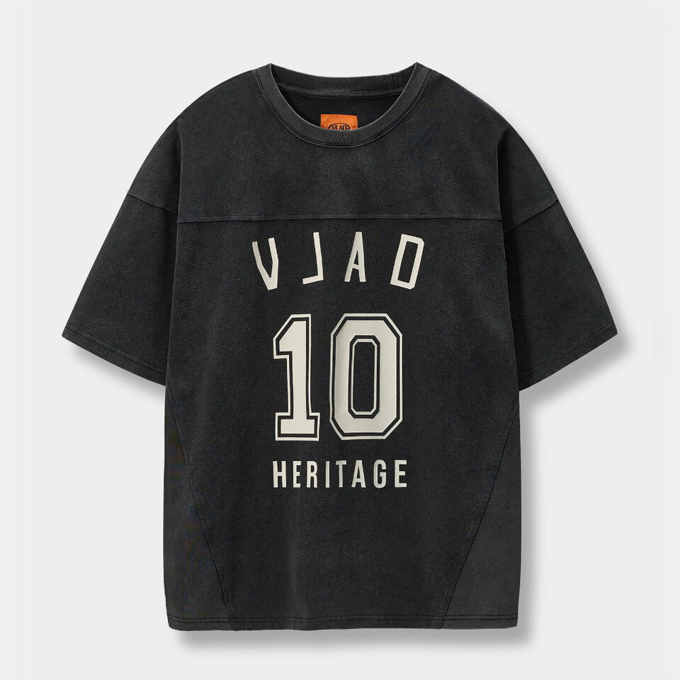 印花短TEE TURNOVER ARTWORK LOGO RUGBY JERSEY SHORT SLEEVE T-SHIRT