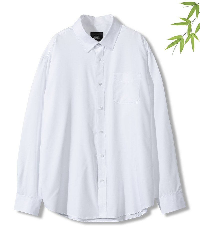 竹纖混紡寬鬆長袖襯衫 Bamboo OVERSIZED DRESS SHIRTS