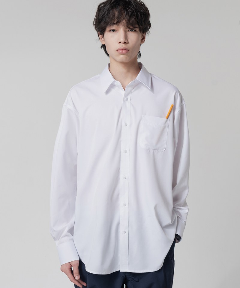 竹纖混紡寬鬆長袖襯衫 Bamboo OVERSIZED DRESS SHIRTS