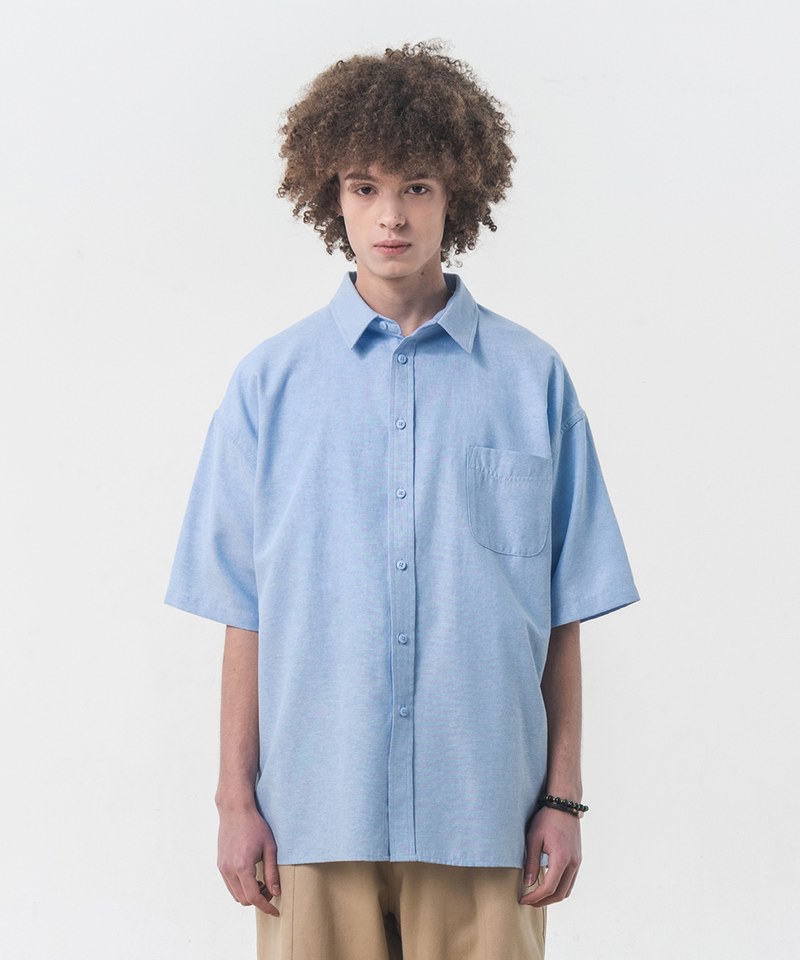 寬鬆短袖襯衫 ALL SEASON BASIC RELAXFIT HALF SHIRT