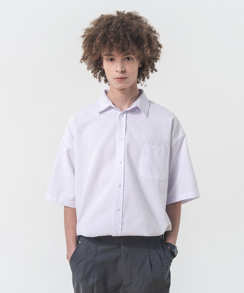 寬鬆短袖襯衫 ALL SEASON BASIC RELAXFIT HALF SHIRT