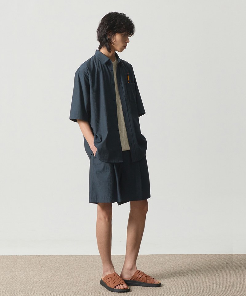 泡泡紗襯衫 SEERSUCKER HALF SHIRT