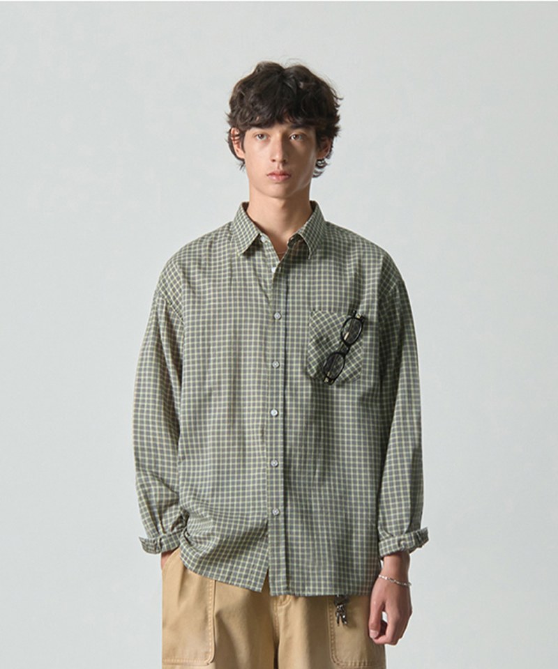 DMB0231-242 格紋襯衫 ASI ESSENTIAL FLAID CHECKERED SHIRT