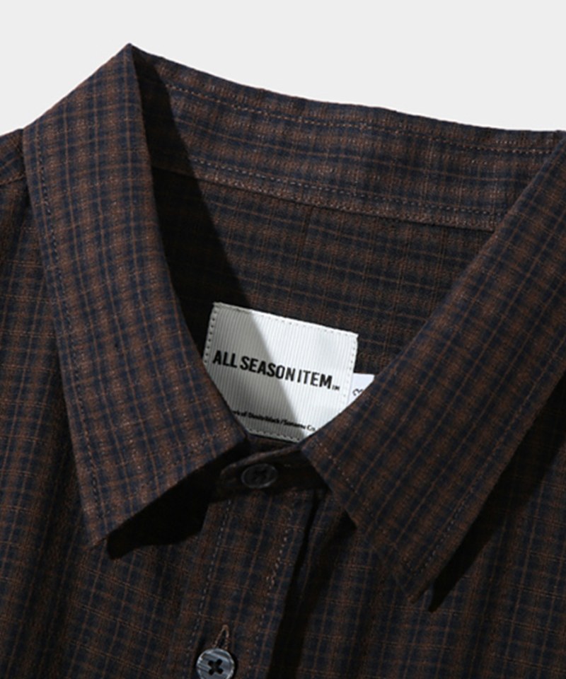 DMB0231-242 格紋襯衫 ASI ESSENTIAL FLAID CHECKERED SHIRT