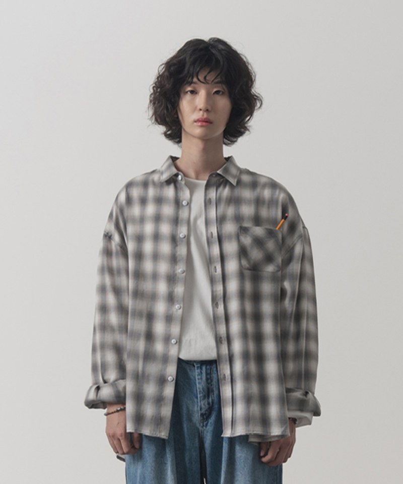 DMB0232-251 格紋襯衫 FOUR SEASONS OMBRE CHECK SHIRT