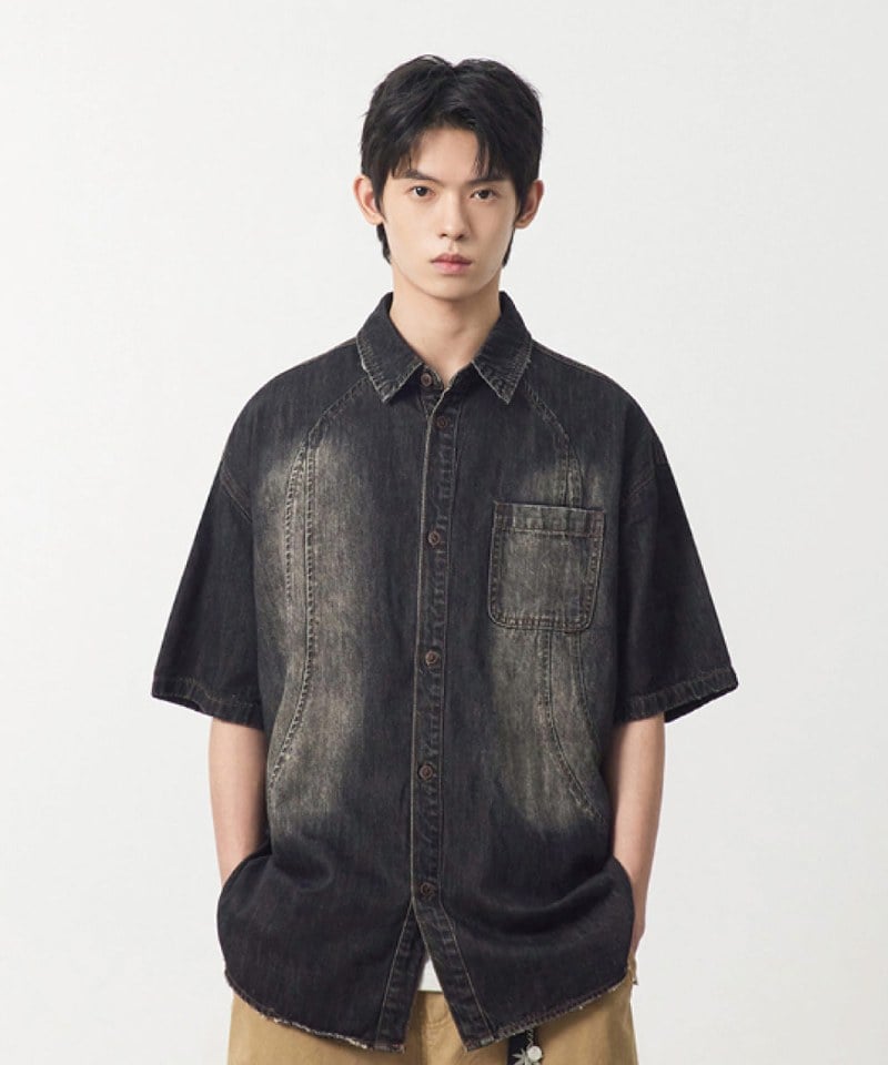 DMB0241-251 牛仔襯衫 DENIM HALF SHIRT