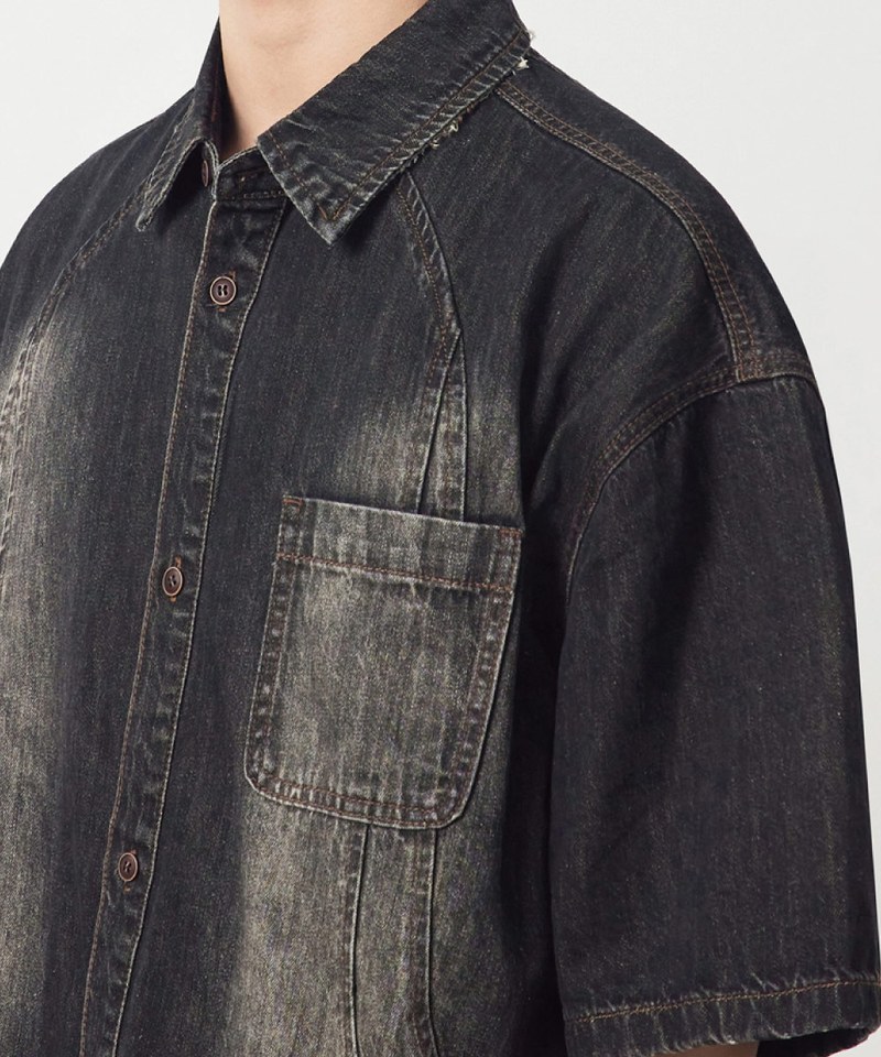 牛仔襯衫 DENIM HALF SHIRT
