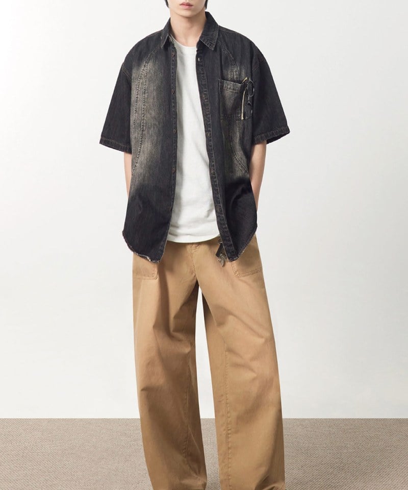 牛仔襯衫 DENIM HALF SHIRT