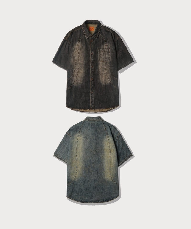 牛仔襯衫 DENIM HALF SHIRT
