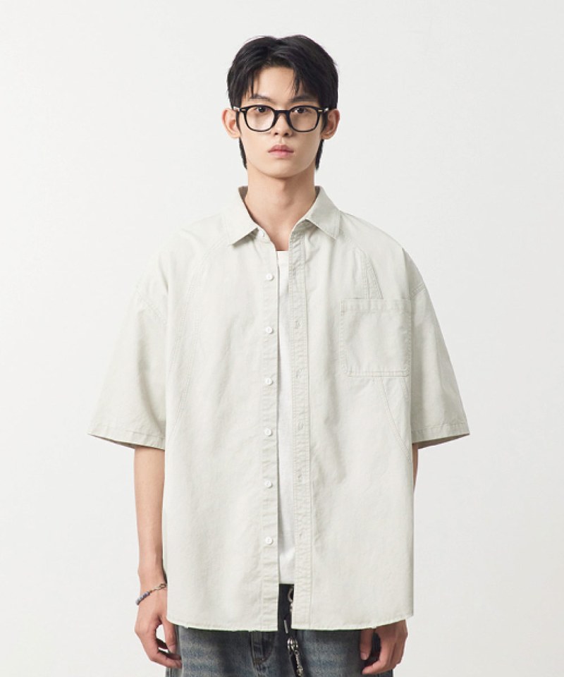 短袖襯衫 COTTON HALF SHIRT