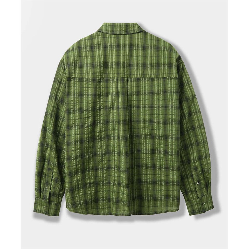 DMB0247-252 口袋格紋襯衫 ASI WRINKLE CHECK WESTERN SHIRT