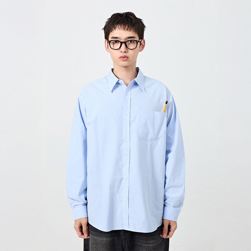 DMB0248-261 口袋襯衫 ESSENTIAL All Sunday POCKET SHIRT