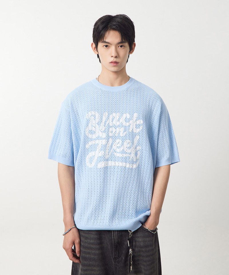 DMB0309-251 針織上衣 BOF CROCHET HALF KNIT