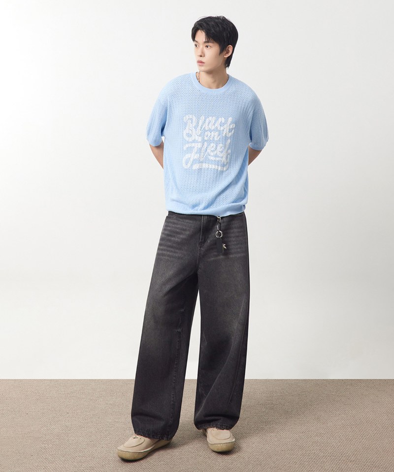 DMB0309-251 針織上衣 BOF CROCHET HALF KNIT