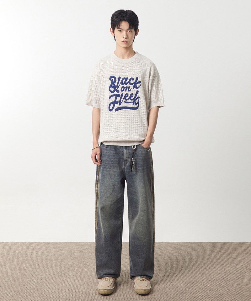 DMB0309-251 針織上衣 BOF CROCHET HALF KNIT