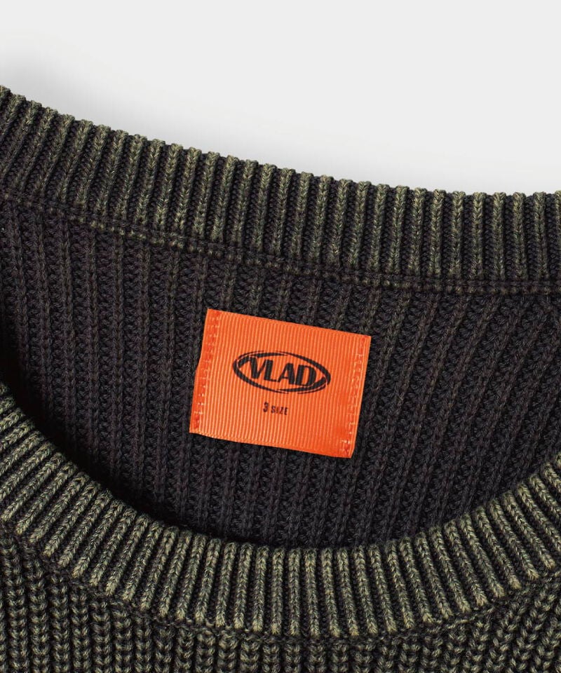 DMB0310-252 圓領針織上衣 VLAD PIGMENT RAGLAN HACHI ROUND KNIT
