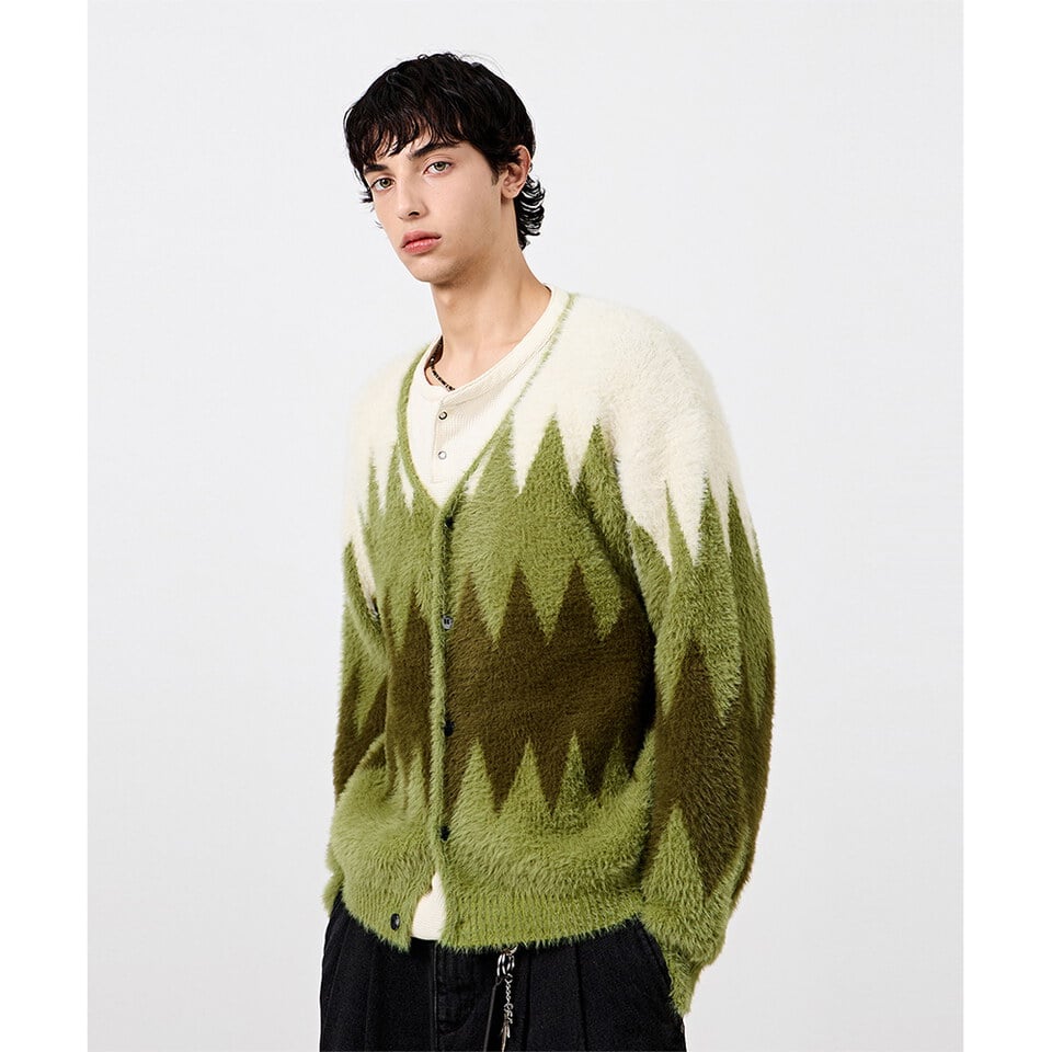 DMB0311-252 開襟針織外套 HAIRY MOHAIR CARDIGAN