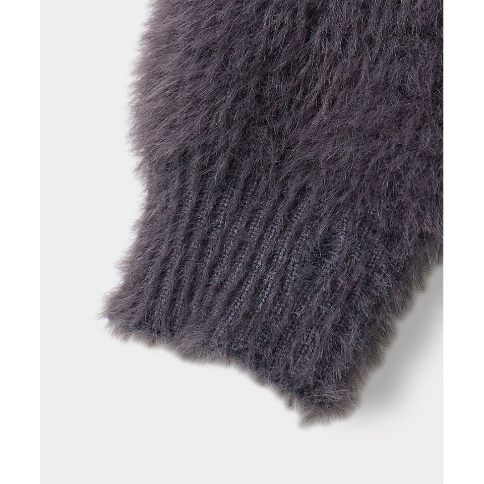 開襟針織外套 HAIRY MOHAIR CARDIGAN