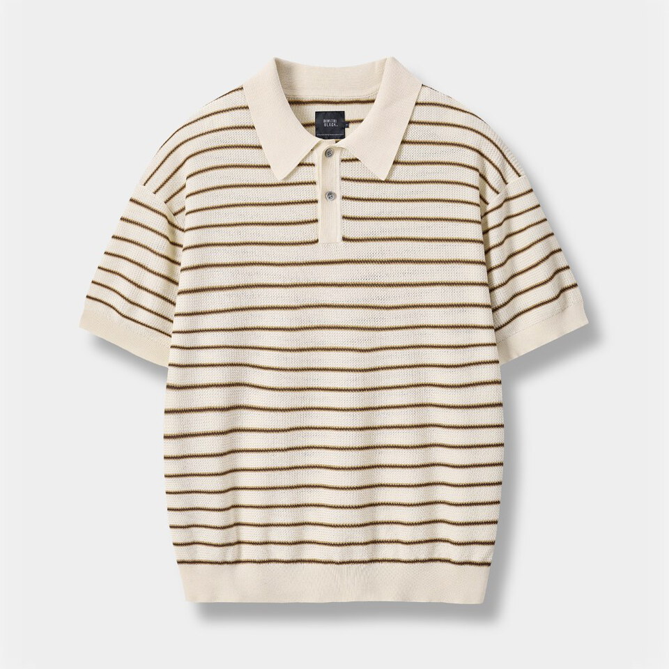 條紋針織衫 EVERYONE'S SUMMER WOOL HALF KNIT STRIPE