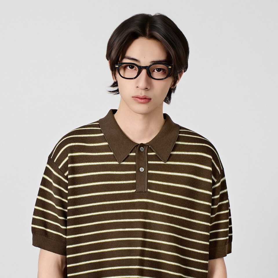 條紋針織衫 EVERYONE'S SUMMER WOOL HALF KNIT STRIPE