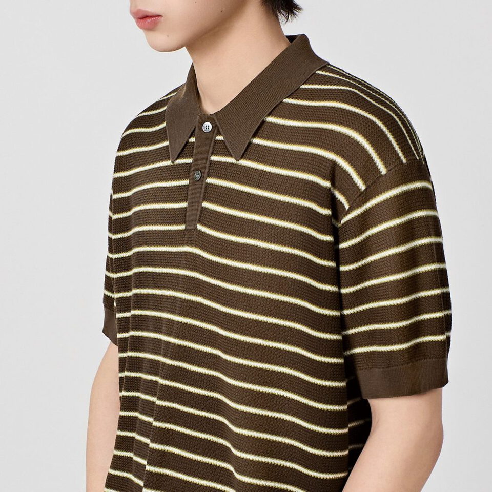 條紋針織衫 EVERYONE'S SUMMER WOOL HALF KNIT STRIPE