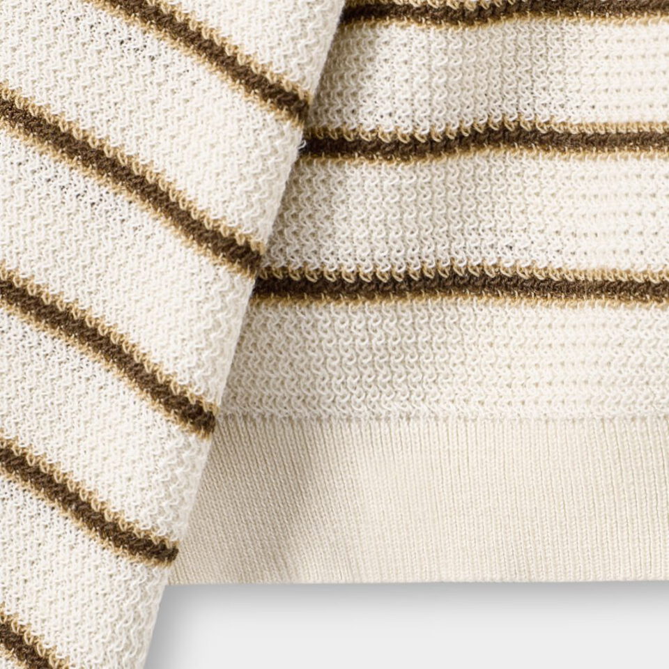 條紋針織衫 EVERYONE'S SUMMER WOOL HALF KNIT STRIPE