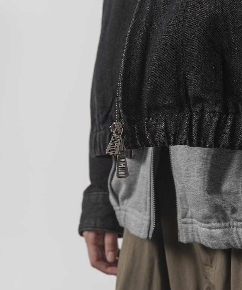 牛仔外套 2WAY CROP DENIM BLOUSON JACKET