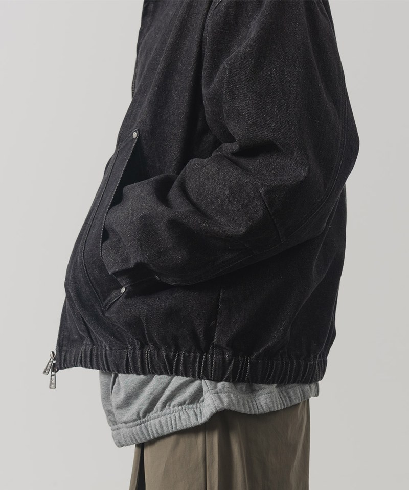 牛仔外套 2WAY CROP DENIM BLOUSON JACKET