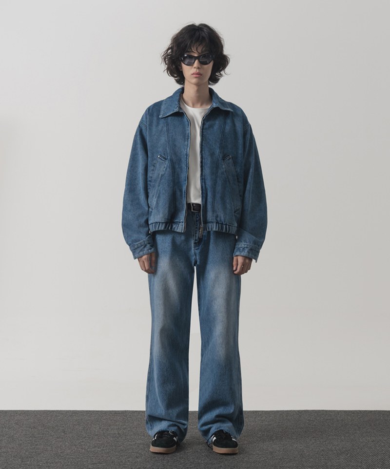 DMB1116-242 牛仔外套 2WAY CROP DENIM BLOUSON JACKET