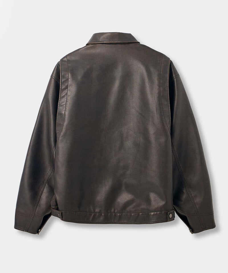 DMB1125-252 仿皮革工裝外套 FAUX LEATHER DETROIT WORK JACKET