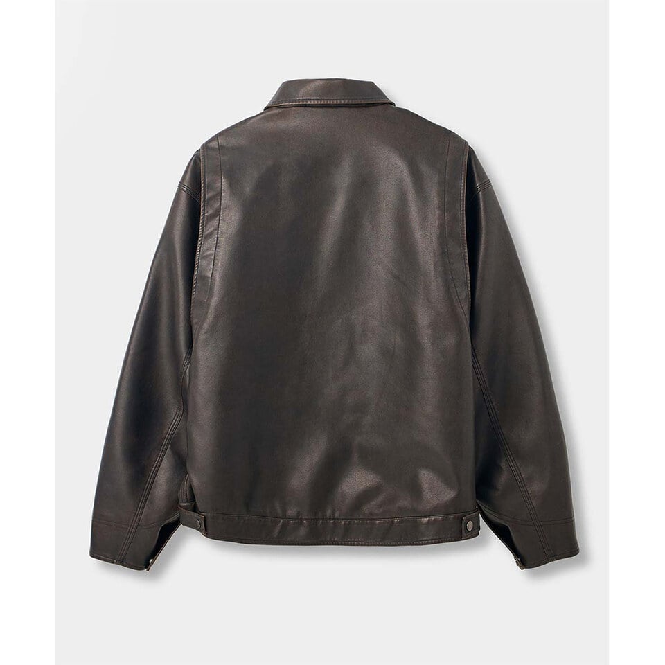 DMB1125-252 仿皮革工裝外套 FAUX LEATHER DETROIT WORK JACKET