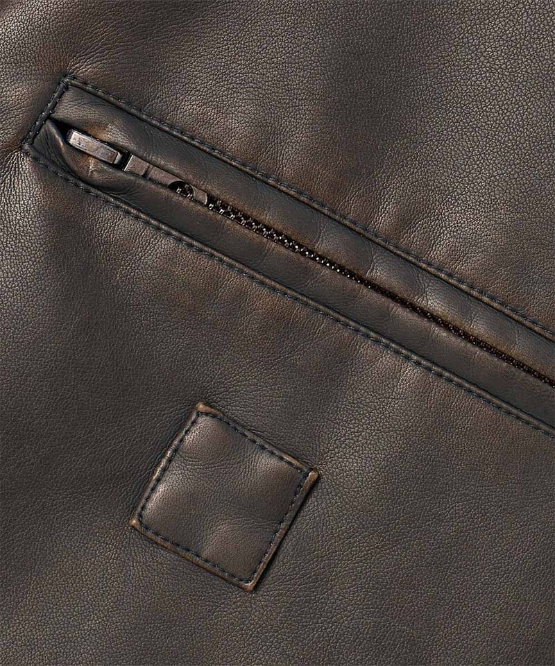 DMB1125-252 仿皮革工裝外套 FAUX LEATHER DETROIT WORK JACKET