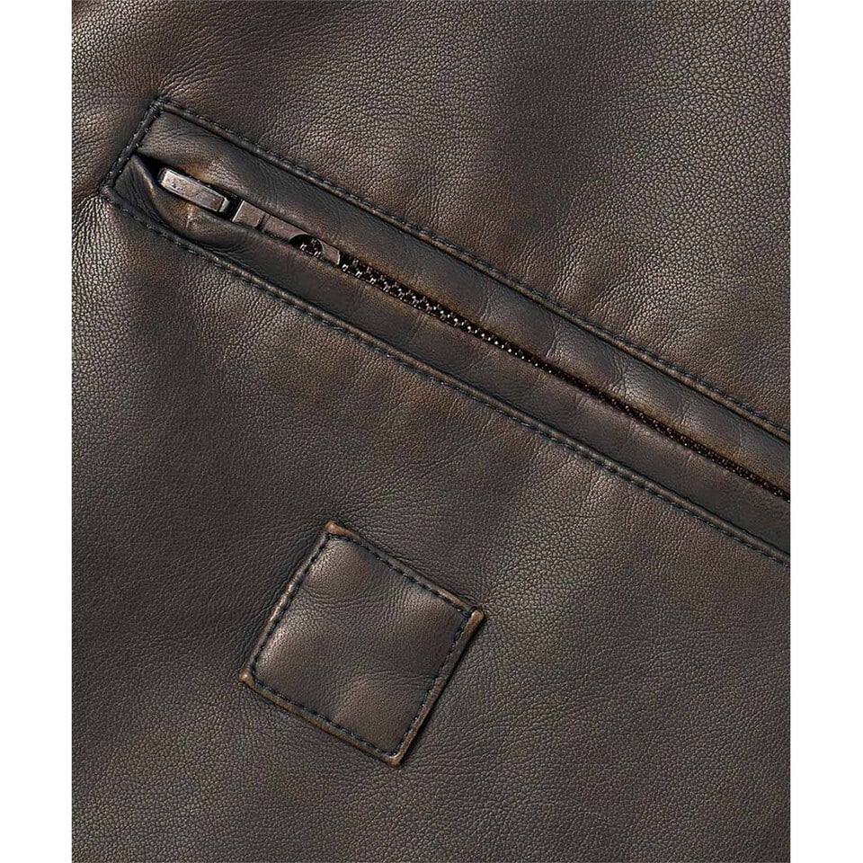 DMB1125-252 仿皮革工裝外套 FAUX LEATHER DETROIT WORK JACKET