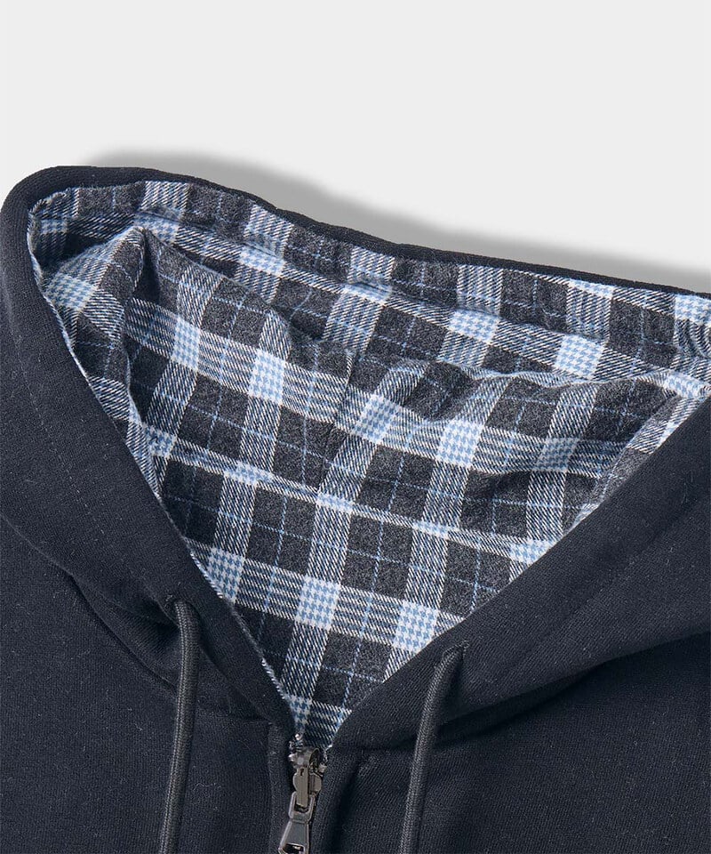 DMB1126-252 雙面連帽外套 VLAD REVERSIBLE LOGO HOODIE ZIP-UP_BLACK