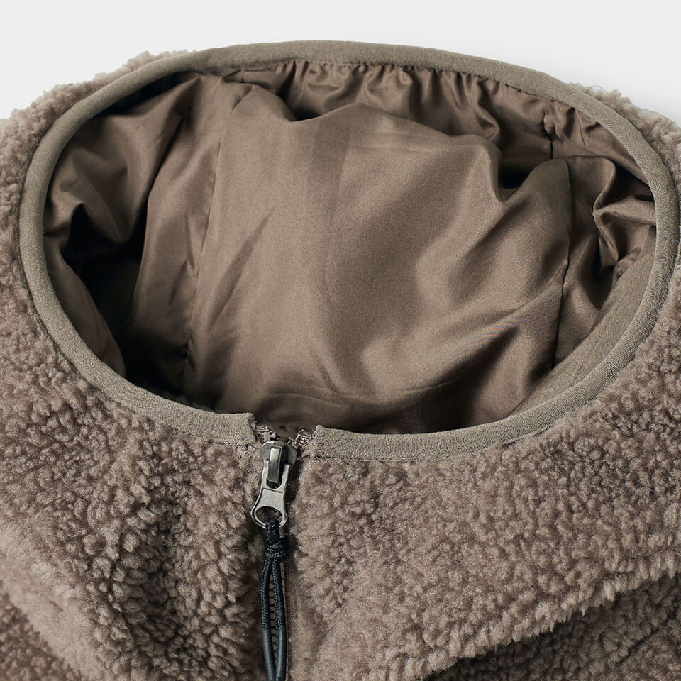 羊羔絨連帽外套 SHERPA FLEECE SLASH HOODED JACKET