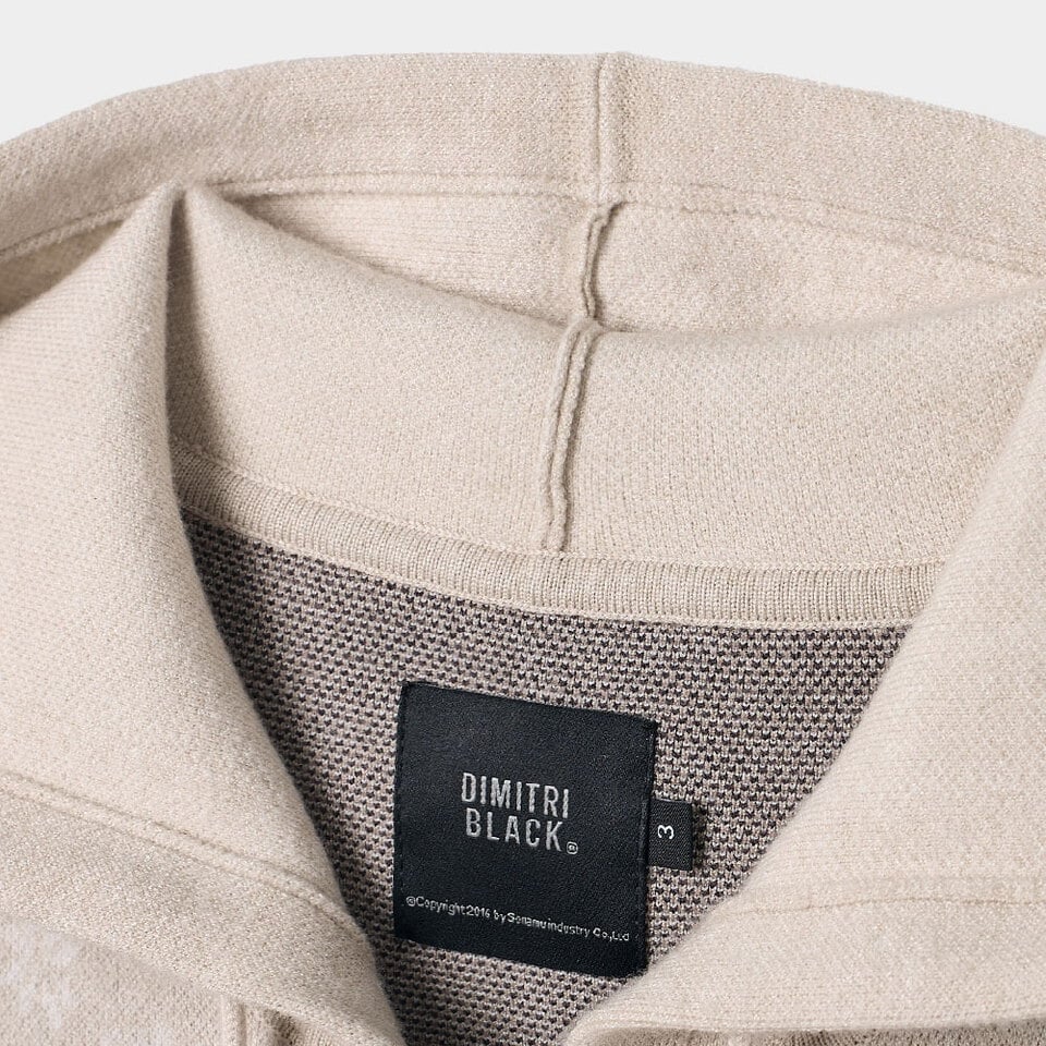 提花拉鍊外套 2WAY NORDIC JACQUARD HOODED ZIP UP