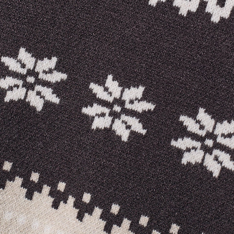 提花拉鍊外套 2WAY NORDIC JACQUARD HOODED ZIP UP