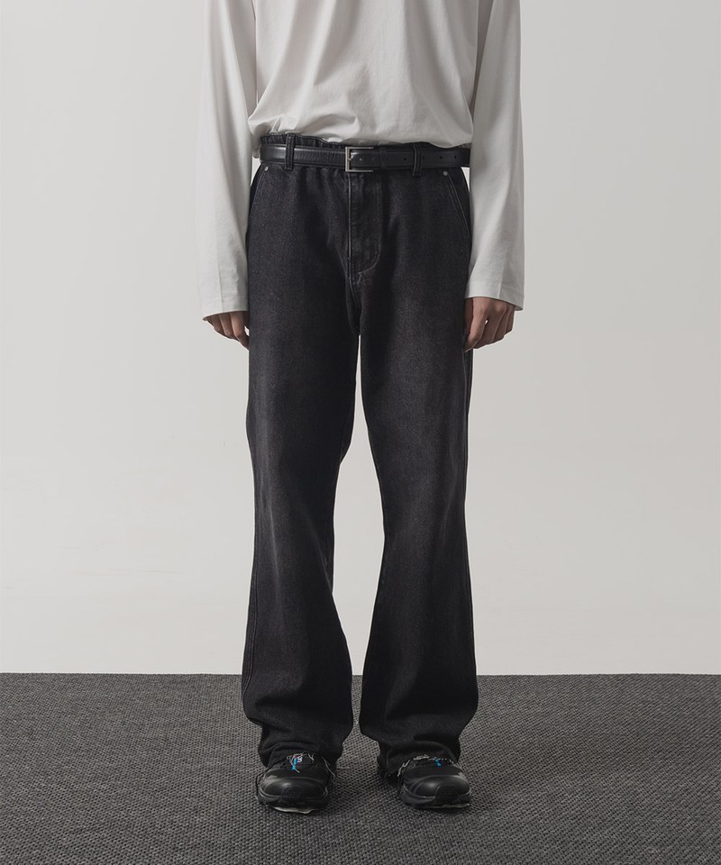靴型牛仔褲 WAISTLESS BOOTCUT DENIM PANTS