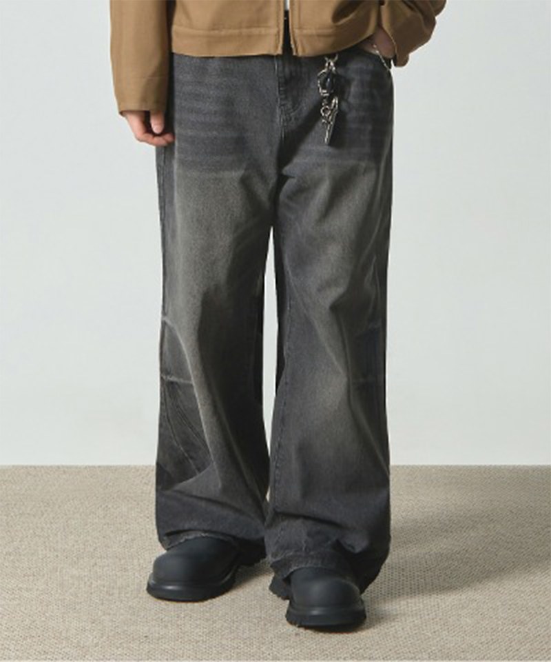 DMB1408-242 牛仔寬褲 ESSENTIAL WIDE FLARE FIT DENIM PANTS