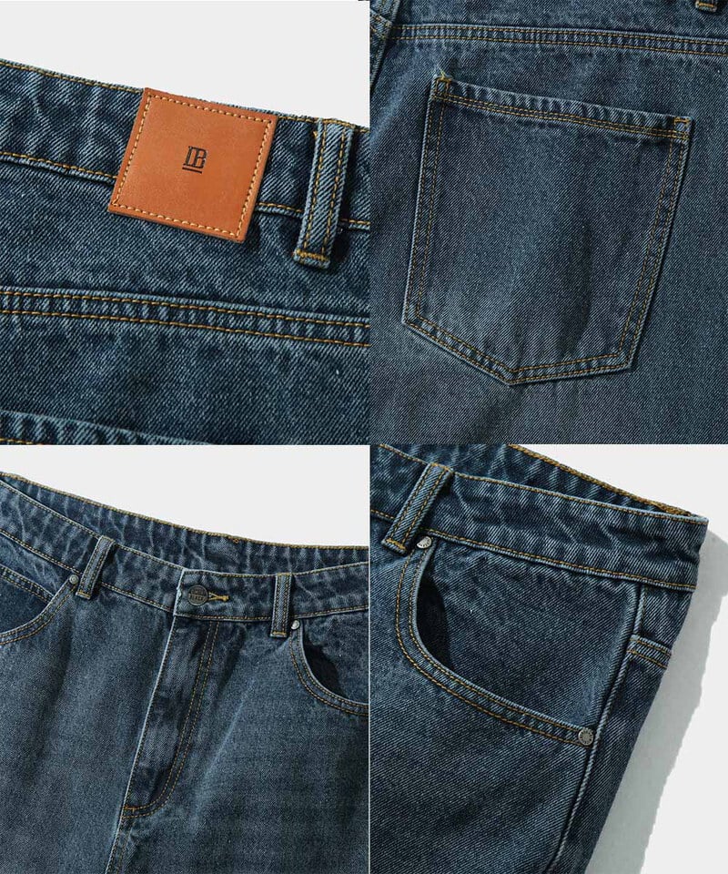 DMB1412-252 寬版牛仔褲 ASI FOUR SEASONS WASHED WIDE FIT DENIM PANTS